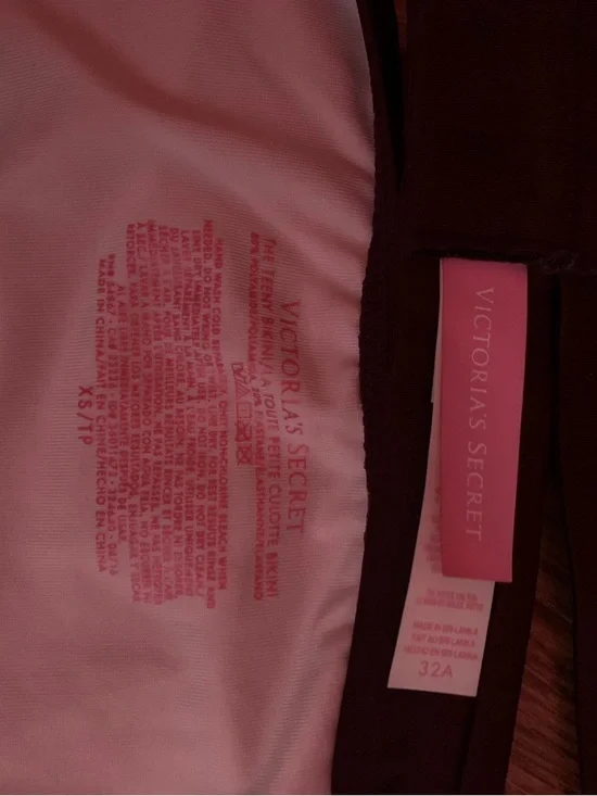 Victoria's Secret Maroon Bikini Set - Picture 2 of 5